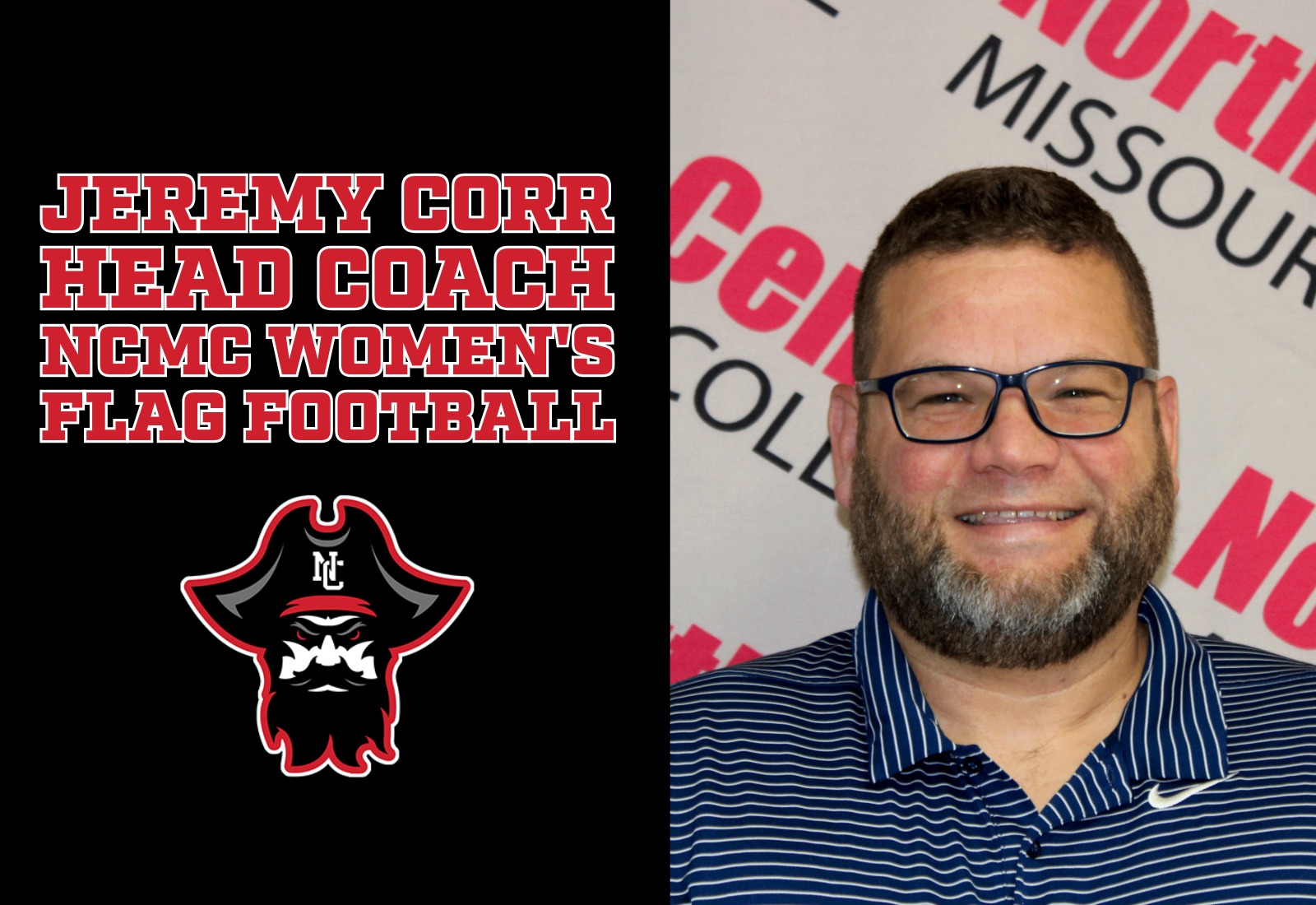 Jeremy Corr Named Head Coach of North Central Missouri College Flag Football Program