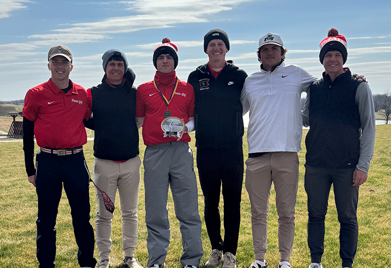 NCMC Men&rsquo;s Golf Battles Wind At Mozingo, Claim Runner-Up At Graceland Spring Invite