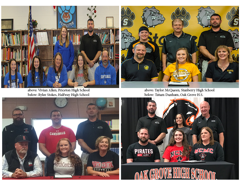 Four very talented players have signed with the Lady Pirates
