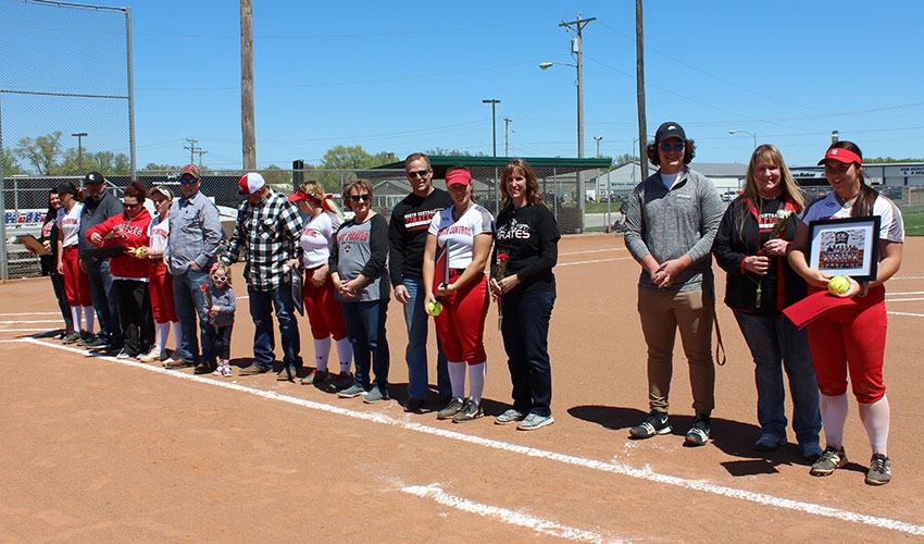 Softball Honors Sophomore Players