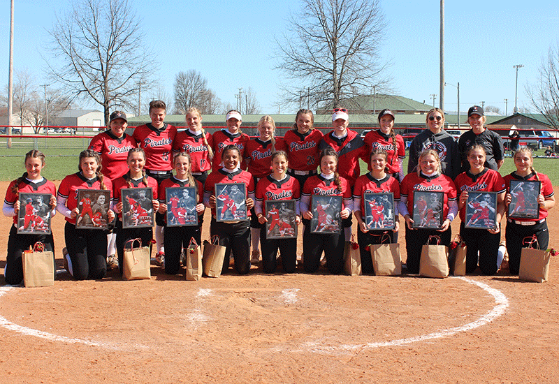 Pirates Softball Pushes Winning Streak To 11 Games, Sweeps Nationally Ranked Crowder