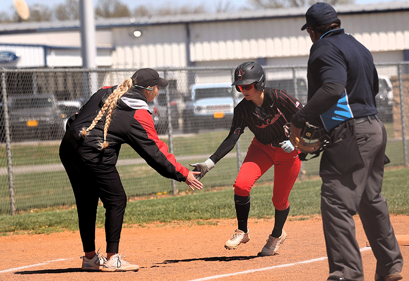 Softball Takes Care Of St. Charles CC In Home Sweep
